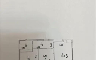 Продажа 2-комнатной квартиры, 60.3 м², ул. Серкебаева, дом  22 - Продажа  двухкомнатных квартир в Астане без посредников