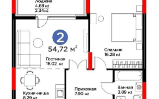 Продажа 2-комнатной квартиры, 55 м² - Продажа двухкомнатных квартир от собственников в Астане - страница 15