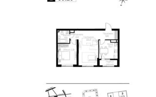 Продажа 2-комнатной квартиры, 60.2 м²