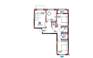 Продажа 3-комнатной квартиры, 90 м², пр. Туран, дом  57/5 стр - Продажа  трехкомнатных квартир в новостройках Астаны с фото