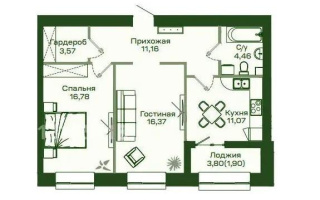 Продажа 2-комнатной квартиры, 65.31 м² - Продажа квартир в новостройках Астаны без посредников - страница 9