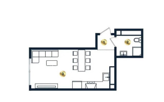 Продажа 1-комнатной квартиры, 32.52 м², ул. Сыбызгы, дом  100 стр - Продажа  однокомнатных квартир в Алматы