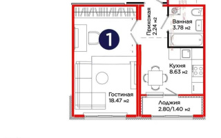Продажа 1-комнатной квартиры, 34.53 м² - Продажа квартир в новостройках Астаны - страница 55