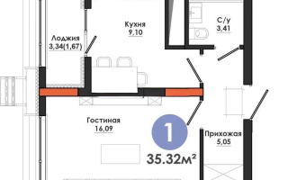 Продажа 1-комнатной квартиры, 35.32 м² - Продажа однокомнатных квартир в монолитно-каркасном доме в Астане - страница 3