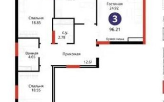 Продажа 3-комнатной квартиры, 95.8 м² - Продажа квартир в новостройках Астаны без посредников - страница 45