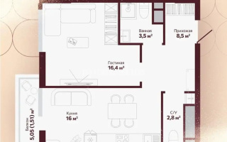 Продажа 1-комнатной квартиры, 49.7 м², ул. Кожабекова, дом  17/2 - Продажа  однокомнатных квартир в новостройках Алматы без посредников