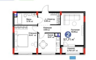 Продажа 2-комнатной квартиры, 57.7 м² - Продажа двухкомнатных квартир от собственников в Астане - страница 108