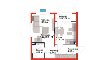 Продажа 2-комнатной квартиры, 40 м² - Продажа  двухкомнатных квартир в новостройках Алматы с фото