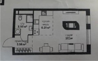 Продажа 1-комнатной квартиры, 34 м², пр. Рыскулова, дом  1 стр - Продажа квартир в новостройках Алматы