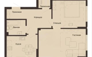 Продажа 2-комнатной квартиры, 66 м²