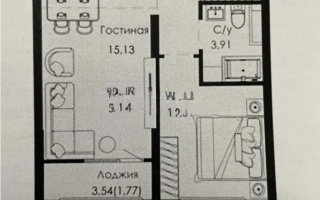 Продажа 2-комнатной квартиры, 46 м², ул. Халиуллина, дом  стр 154Б - Продажа  двухкомнатных, трехкомнатных квартир в Алматы