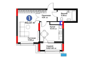 Продажа 1-комнатной квартиры, 40.5 м² - Продажа квартир в новостройках Астаны - страница 31