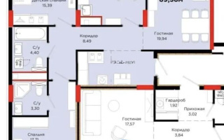 Продажа 3-комнатной квартиры, 89.38 м² - Продажа квартир в р-не Сарайшык Астаны - страница 2
