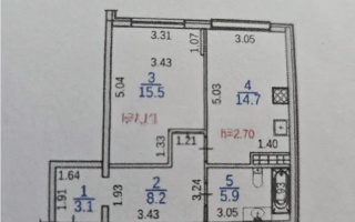 Продажа 1-комнатной квартиры, 49 м², ул. Даулеткерея, дом  163а - Продажа квартир в Алматы
