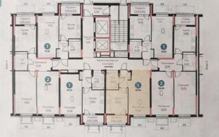 Продажа 1-комнатной квартиры, 37.73 м²