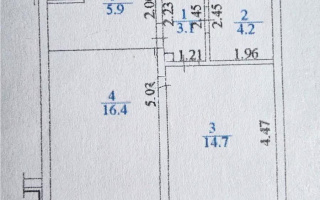 Продажа 2-комнатной квартиры, 44 м² - Продажа квартир в Алмалинском р-не Алматы