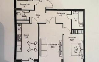 Продажа 2-комнатной квартиры, 83 м², ул. А-123, дом  7 - Продажа квартир в Астане