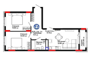 Продажа 3-комнатной квартиры, 64 м², пр. Туран, дом  55/16 - Продажа квартир в Казахстане