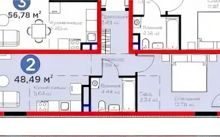 Продажа 2-комнатной квартиры, 48.5 м², мкр. Гажайып, дом  11/19 - Продажа квартир в Казахстане