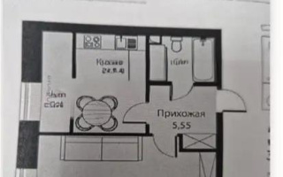 Продажа 1-комнатной квартиры, 42.3 м², пр. Тауелсыздык, дом  25/1 стр - Продажа квартир в Астане без посредников с фото