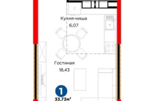 Продажа 1-комнатной квартиры, 33.5 м² - Продажа однокомнатных квартир от собственников в Алматы - страница 5