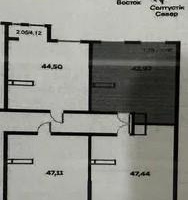 Продажа 1-комнатной квартиры, 42 м², пр. Райымбека, дом  349/1 - Продажа  однокомнатных квартир в Алматы без посредников