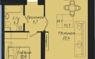 Продажа 2-комнатной квартиры, 50 м² - Продажа квартир в монолитно-каркасном доме в Астане