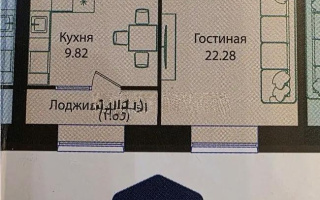 Продажа 1-комнатной квартиры, 42 м², ул. Е-15, дом  16 - Продажа  однокомнатных квартир в Астане без посредников