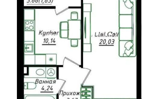 Продажа 1-комнатной квартиры, 39.3 м² - Продажа  однокомнатных квартир в Астане без посредников