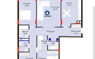 Продажа 4-комнатной квартиры, 123.93 м² - Продажа квартир в р-не Нура Астаны - страница 3