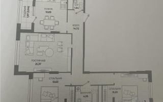 Продажа 3-комнатной квартиры, 88 м², пр. Туран, дом  39/2 стр - Продажа  трехкомнатных квартир в Астане с фото