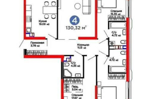 Продажа 4-комнатной квартиры, 130.32 м² - Продажа квартир от собственников в Алматы - страница 44