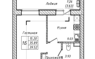 Продажа 1-комнатной квартиры, 39.3 м², ул. Айтматова, дом  33 стр - Продажа  однокомнатных квартир в Астане