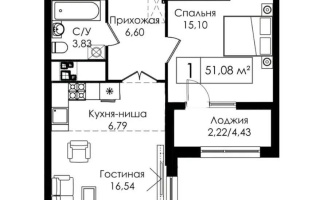 Продажа 2-комнатной квартиры, 51.7 м², пр. Улы Дала, дом  29/1 - Продажа квартир в Астане