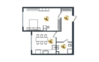 Продажа 2-комнатной квартиры, 55 м², ул. Сыбызгы, дом  100 стр - Продажа квартир в Алматы