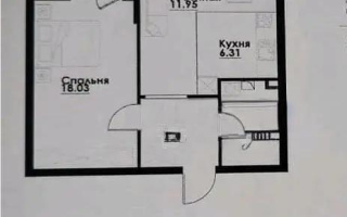Продажа 2-комнатной квартиры, 48.6 м², ул. Фадеева, дом  38г - Продажа квартир в Алатауском р-не Алматы