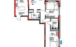 Продажа 3-комнатной квартиры, 1401 м², ул. Е-899, дом  3 - Продажа квартир в Казахстане