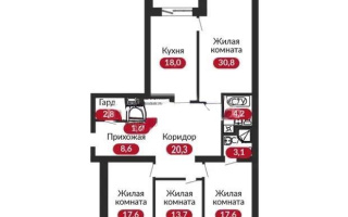 Продажа 4-комнатной квартиры, 148 м², ул. Аманжолова, дом  96/1 - Продажа  четырехкомнатных квартир в Караганде с фото
