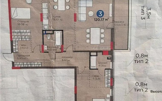 Продажа 3-комнатной квартиры, 120.17 м² - Продажа квартир в р-не Есиль Астаны - страница 7