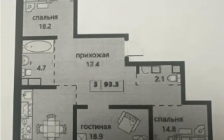 Продажа 3-комнатной квартиры, 93.3 м², ул. Халиуллина, дом  140/5 - Продажа  трехкомнатных квартир в новостройках Алматы без посредников