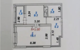 Продажа 1-комнатной квартиры, 38.2 м², ул. Шаймерденова, дом  4/1 - Продажа  однокомнатных квартир в Астане с фото
