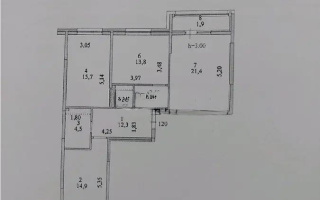 Продажа 3-комнатной квартиры, 86.6 м², пр. Туран, дом  52/3 - Продажа  трехкомнатных квартир в новостройках Астаны