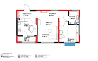 Продажа 2-комнатной квартиры, 55 м², ул. Момышулы, дом  11/14а - Продажа квартир в Алматы