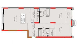 Продажа 3-комнатной квартиры, 89 м², ул. Токпанова, дом  18 стр - Продажа квартир в Астане