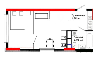 Продажа 1-комнатной квартиры, 33 м², ул. Толе би, дом  28/1 - Продажа  однокомнатных квартир в новостройках Астаны