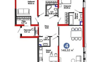 Продажа 4-комнатной квартиры, 148.52 м² - Продажа квартир в Алматы в Бостандыкском р-не - страница 26