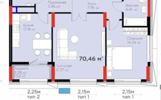 Продажа 2-комнатной квартиры, 70.46 м² - Продажа недвижимости в Астане - страница 14