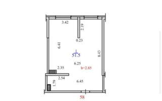 Продажа 2-комнатной квартиры, 51.5 м², пр. Рыскулова, дом  103/7 стр - Продажа  двухкомнатных квартир в Алматы без посредников