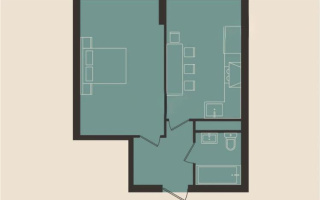 Продажа 1-комнатной квартиры, 45.85 м², ул. Момышулы, дом  100 стр - Продажа квартир в Алматы без посредников