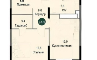 Продажа 2-комнатной квартиры, 55.4 м², ул. Утепова, дом  31 - Продажа квартир в Алматы без посредников